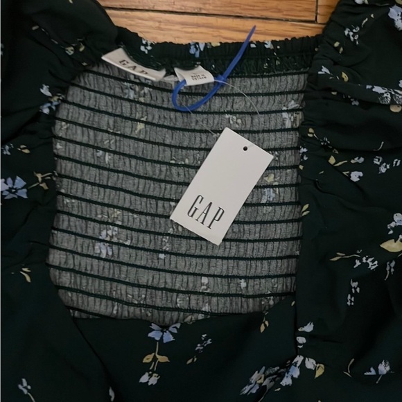 NWT GAP Smocked Squareneck Mini Dress - Picture 5 of 6